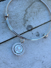Load image into Gallery viewer, Silver Charmed bangles
