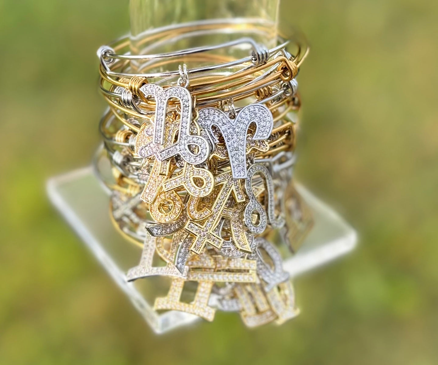 Zodiac Charmed Bangles