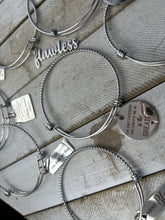 Load image into Gallery viewer, Silver Charmed bangles
