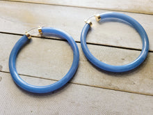 Load image into Gallery viewer, Baby blue hoops

